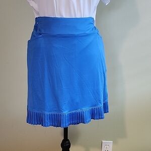 Chic Blue Women's Mini Skort